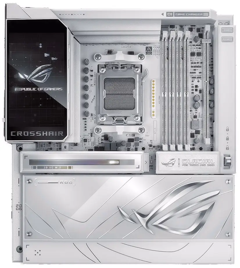 Vicálvaro PC - Montaje Placa Base ASUS ROG CROSSHAIR X870E GLACIAL Vicálvaro